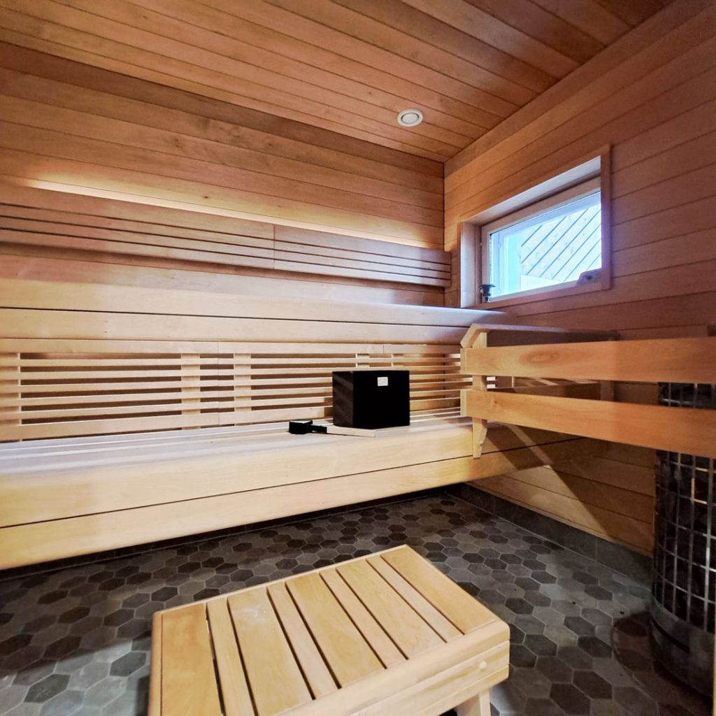 Sauna remontin jälkeen